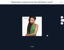 SENSATIONNEL 3X JAMAICAN TWIST PRE-STRETCHED 36" COLOR 1