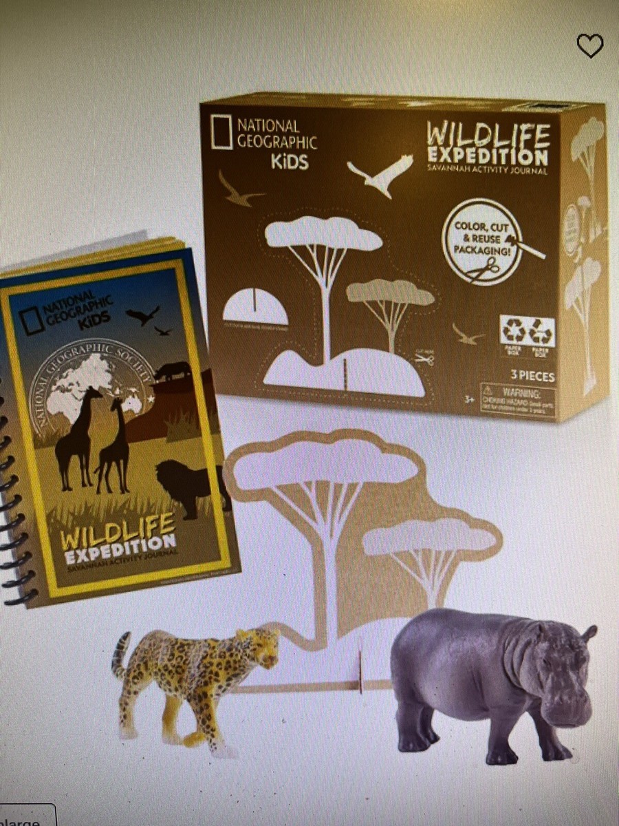 National Geographic Kids Wildlife Expedition Savannah Activity