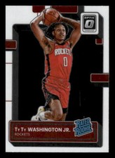 2022-23 Donruss Optic #231 TyTy Washington Jr. Rookie Houston Rockets