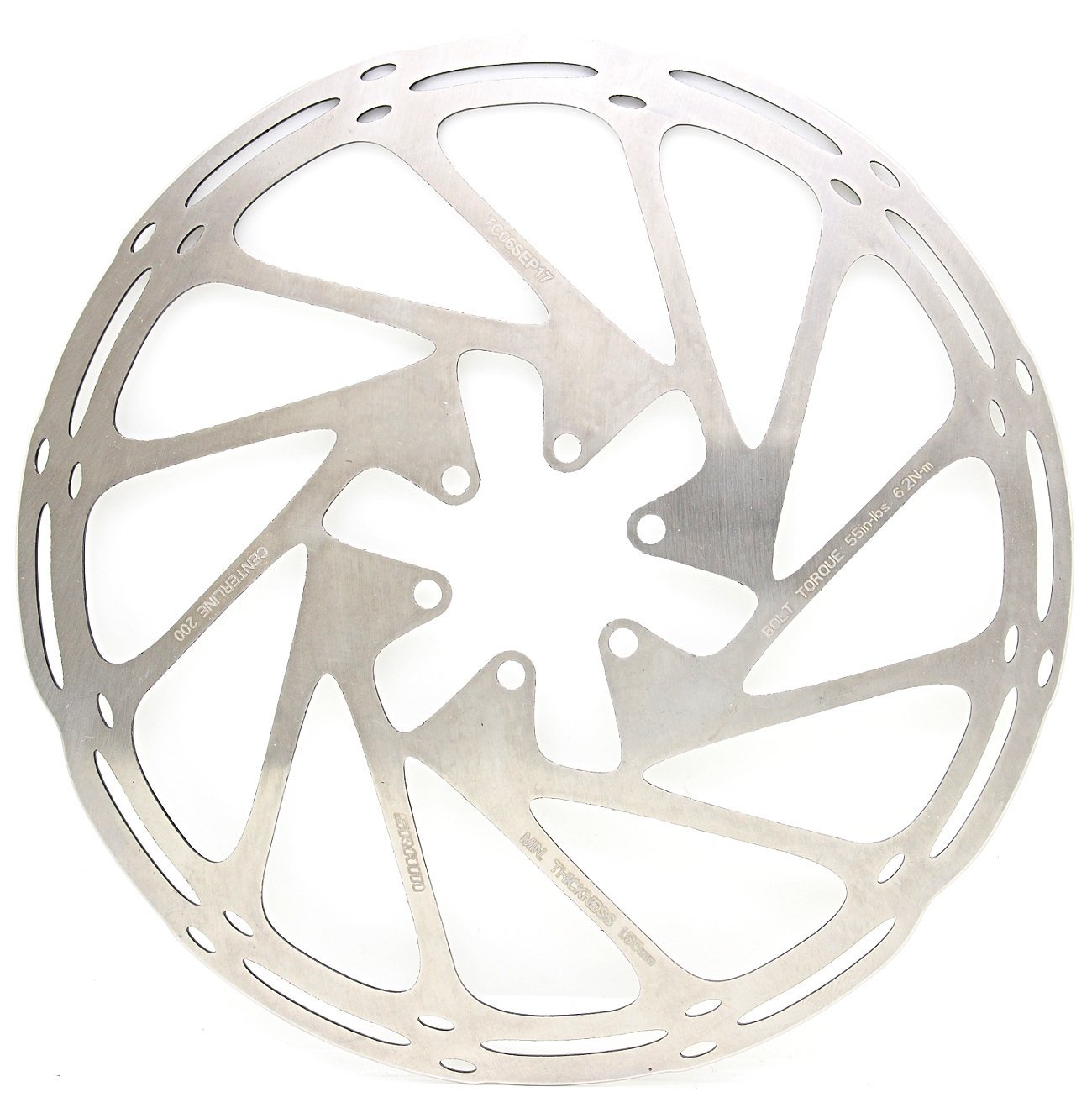 AVID Sram Centerline Disc Brake 6-Bolt redor w ROUNDED Edges 200mm, NIB AVID Sram Centerline Disc Brake 6-Bolt redor w ROUNDED Edges 200mm, NIB
