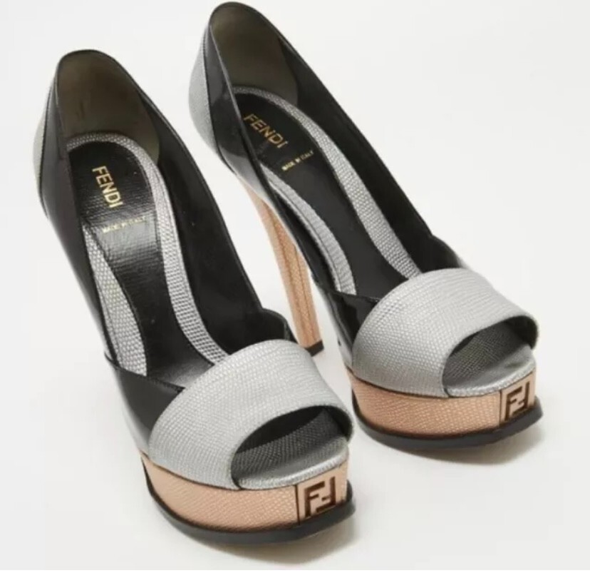 fendi women shoes High Heels Size US 6 EU 36 Made In Italy thumbnail 3