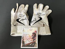 Alek Thomas Diamondbacks Autographed Signed 2023 Game Used Batting Gloves -
