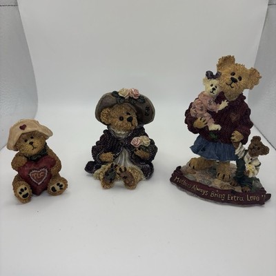 3 Boyds Bears & Friends Mother's Day 227737 Stop Smell Roses 228315 Iddy 229801