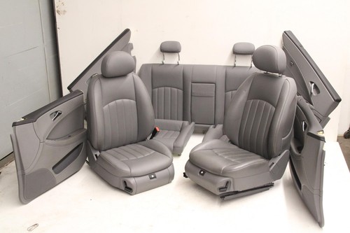 Mercedes CLS C219 W219 Lederausstattung Ledersitz Sitz Rücksitzbank Set Grau