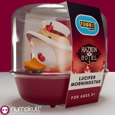 Numskull Hazbin Hotel Mini TUBBZ Lucifer Morningstar Cosplaying Duck Figure New