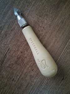 Vintage Wood Speedball Linoleum Cutter 