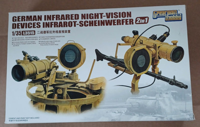 1:35 German Infrared Night-Vision Devices Great Wall selten Infrarot Scheinw.