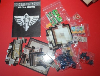 Games Workshop - Space Hulk Expansion - Deathwing- Complete - No Box - 1989