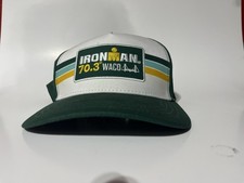 Ironman 70.3 Waco Triathlon Hat Adjustable Cap Running Hat