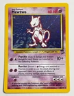Pokémon TCG Mewtwo Base Set 2 Holo Rare Card 10/130 Vintage LP