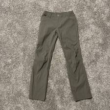 Kuhl Kids Boys Rydr Hiking Pants Utility Pockets Outdoors Green Sz Large 14-16