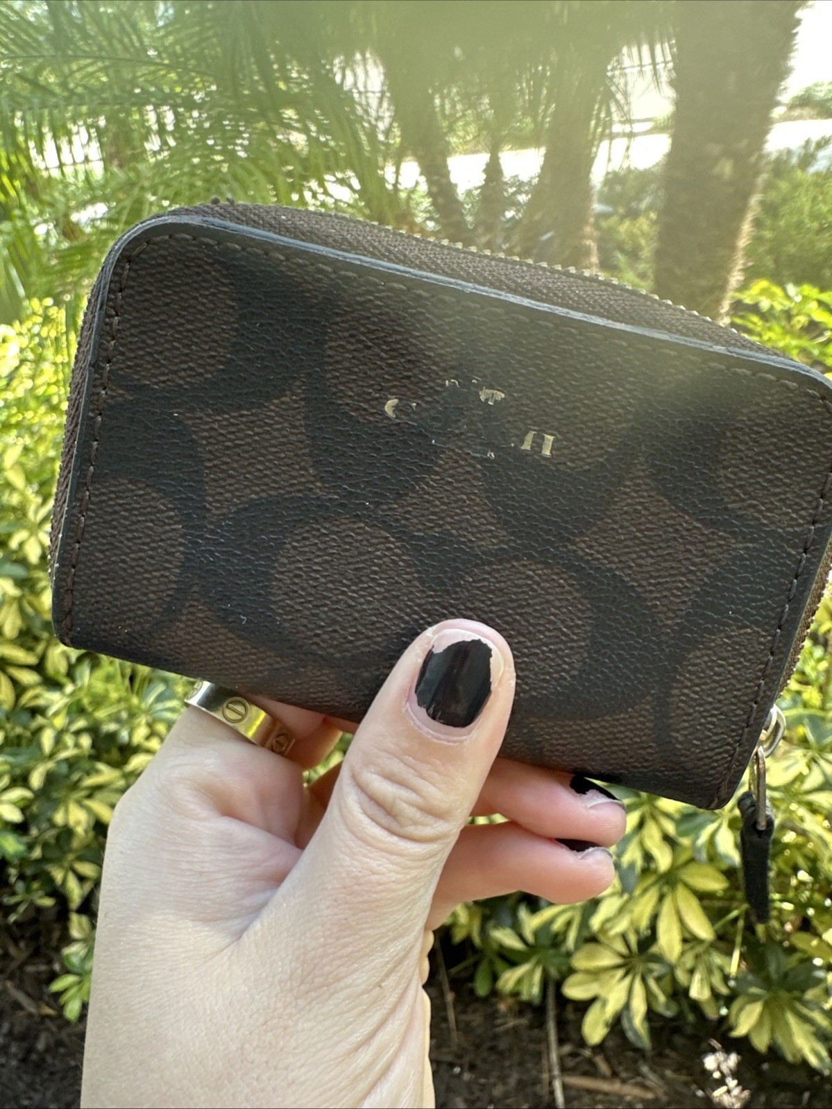 Coach Monogram Wallet Compatible with Credit Card… - image 3