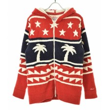 OLDSUMMER AW 179 Bear Chiffon Zip Up Hoodie