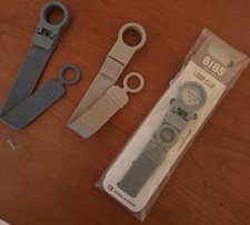 BIBS Pacifier Clip Sage/Ivory - Imperfect Packaging