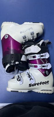 Lange RX100 LV Surefoot Custom Ski Boots w/ Heaters - size 23.5, 5-6 Womens US