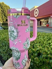 Exclusive Stanley Target x Wicked 40oz Tumbler Ozian Reprise Glinda Pink ✅NEW