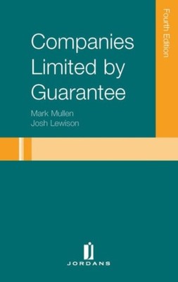 COMPANIES LIMITED BY GUARANTEE by LEWISON J Hardback Self Help Business