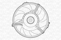 LüFter MotorküHlung Magneti Marelli 069422263010 FüR Audi B5 12V 270W 278Mm VW 1