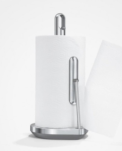 Einfach Mensch Spannarm Küche Papier Handtuch Halter Gebürstet Freistehend NEU