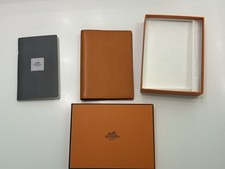 Brand New - Herm&egrave;s leather Notebook Cover  w/free address book