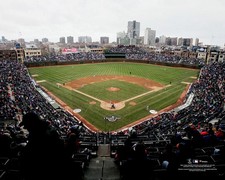 Wrigley Field Chicago Cubs Unsigned Inside General View Photograph