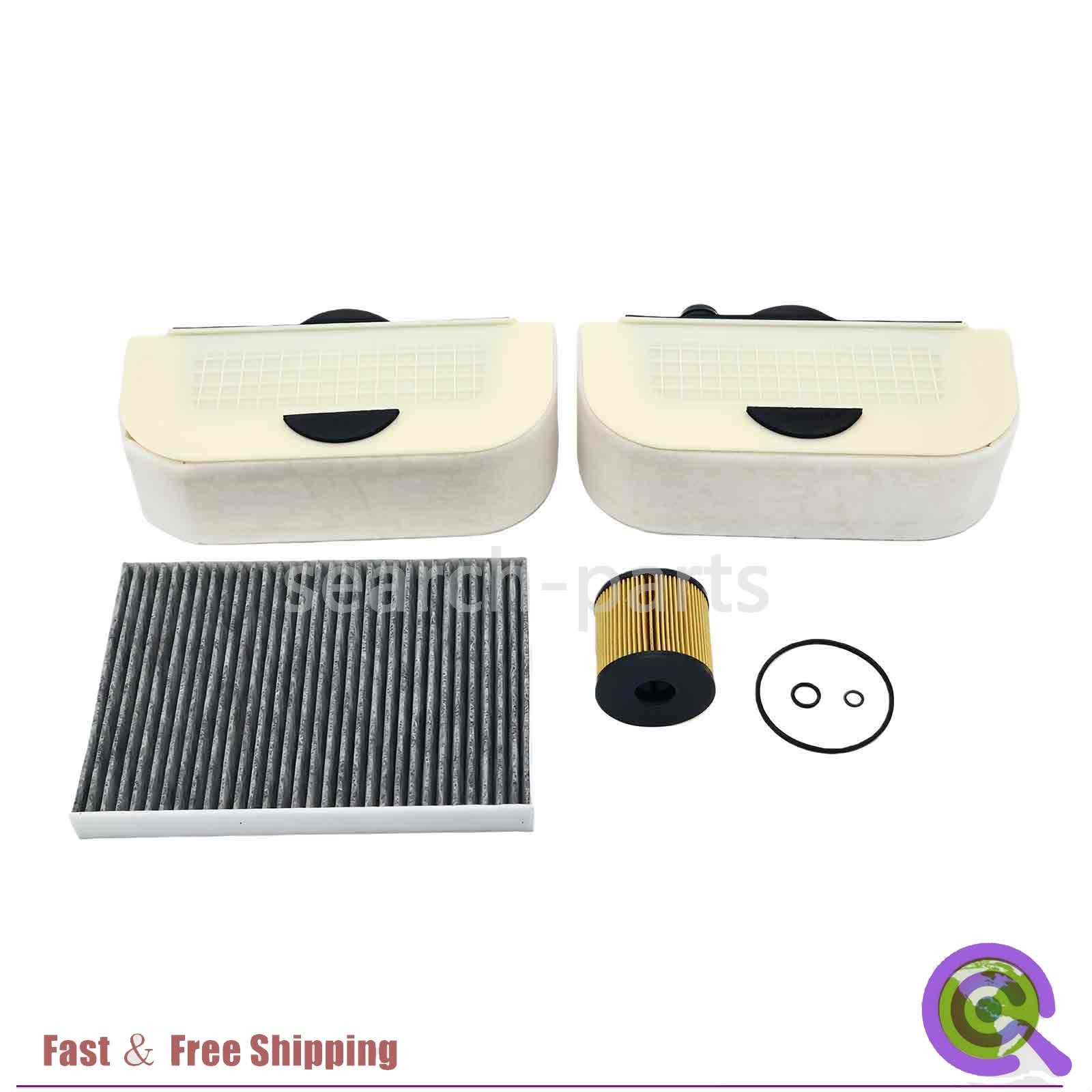 Oil Filter+AC Filter+Air Filter Set For Bentley Bentayga W12 2017-2023