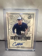 Coby Mayo 2020 Leaf Ultimate Draft Destinations Silver Spectrum /15 #UD-CM3 Auto
