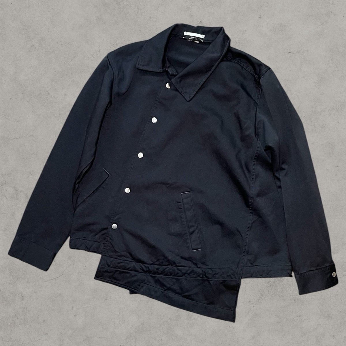 Comme Des Garcons Homme Plus Asymmetrical Button Jacket Sz S | eBay