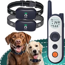Wireless Dog Fence System for 2 Dogs - Up to 3500ft Adjustable Electric Fence...