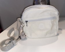 KIPLING Keefe Crossbody purse 8.25 W 7.5 H 5"D Color White