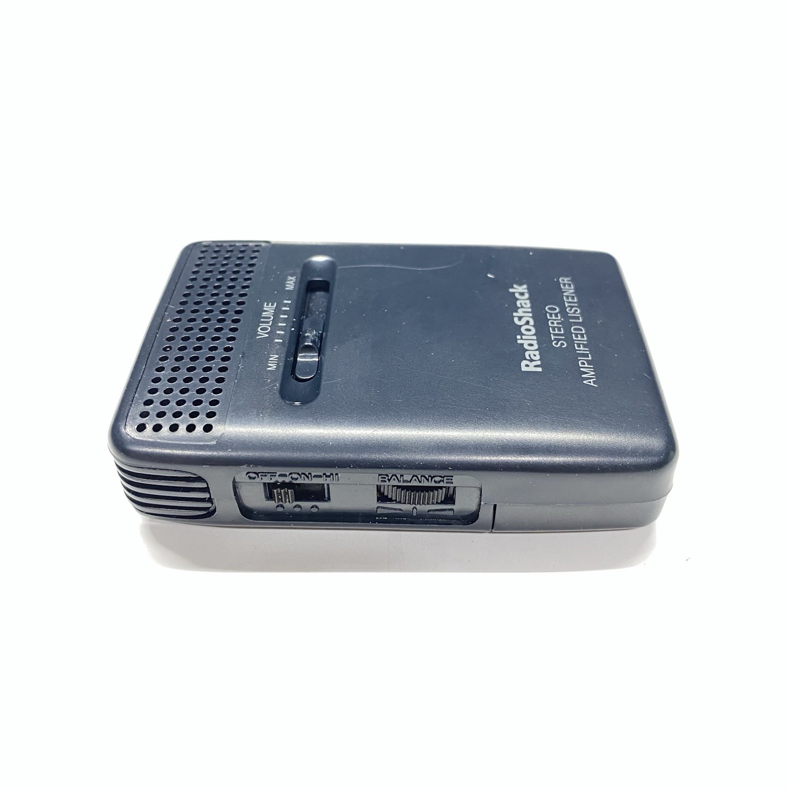 VTG Radio Shack Stereo Amplified Listener 33-1096 W Original headphones WORKS!