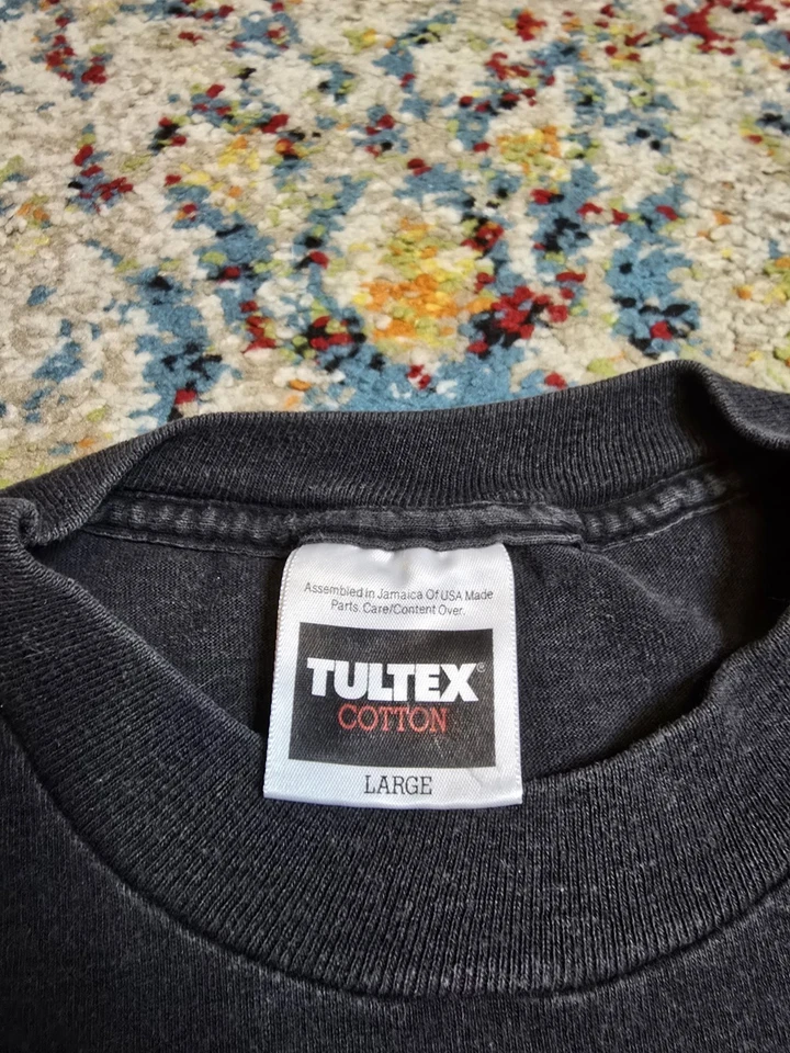 Vintage 90's Nashville Tennessee Black T-Shirt Size M/L Single Stitch Music City - Image 3 of 4