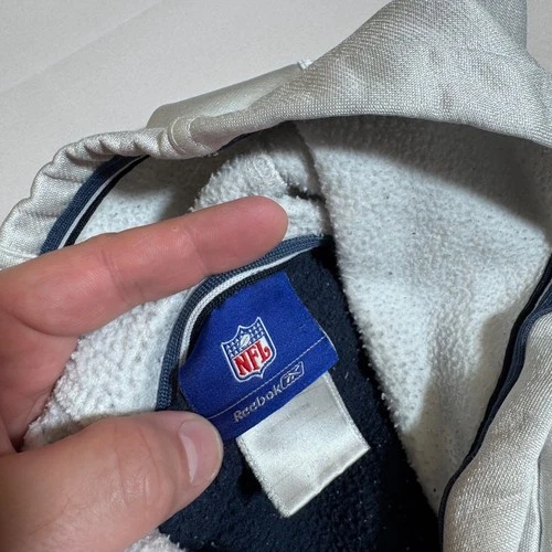 Reebok, vintage hoodie, NFL, Seahawks, graphic, logo, white, male, Large image 2