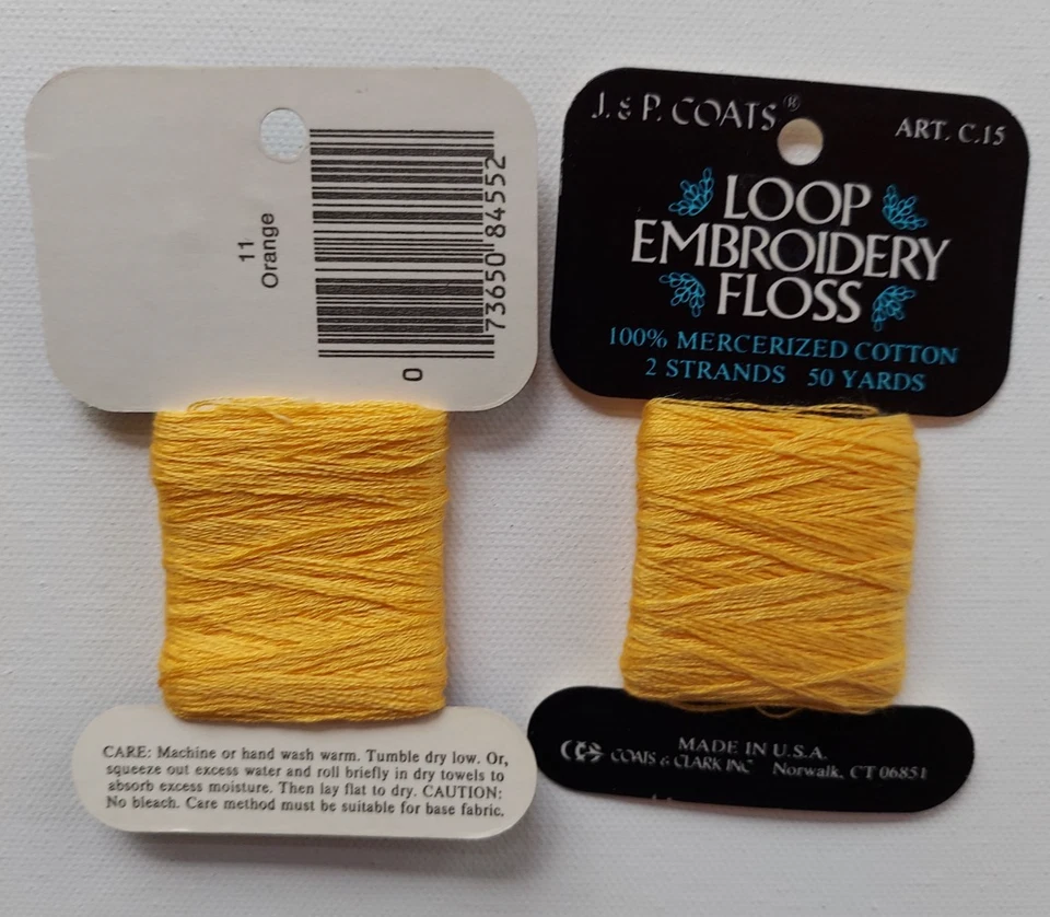 J&P Coats Embroidery Floss 2 strands, 50yd,100% mercerized cotton, 24 pieces NEW - Image 4 of 4
