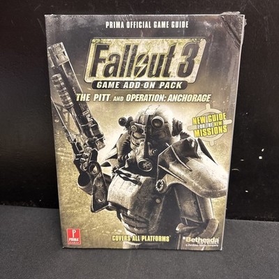 Fallout 3 Addon Pack DRM Pitt & Operation Anchorage Prima Game Guide SEALED