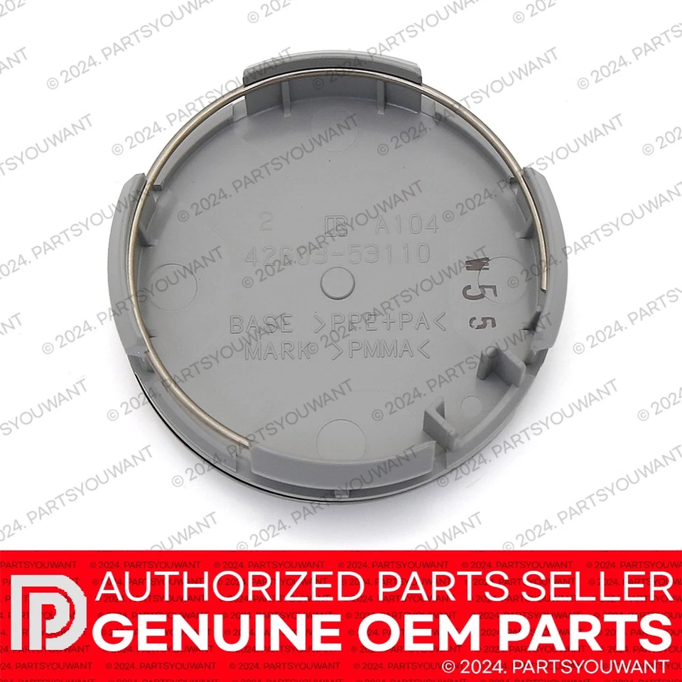 GENUINE Lexus ES GS IS NX RC RX OEM Sport Black Wheel Center Hub Cap 42603-53110 - Image 4 of 4