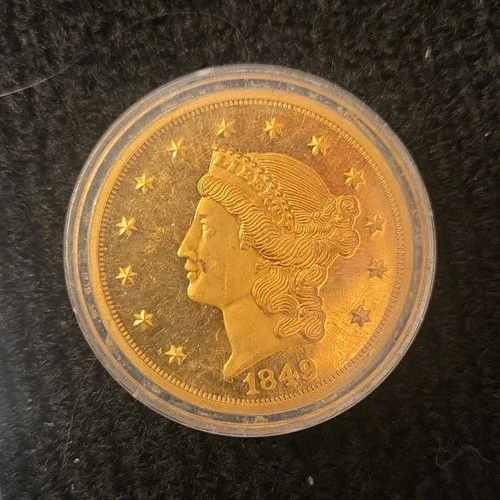 1849 $20 Double Eagle Gold Coin Pre-1933 Uncertified Gold US Twenty Dollar
