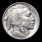 1926 Buffalo Nickel ---- Gem BU+ Condition Coin ---- #KK423