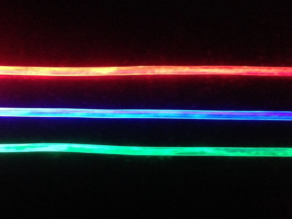 LED GLOW light charger cable FOR apple iPhone X 8 7 6 5 4S galaxy S7+ micro usb - Image 4 of 4