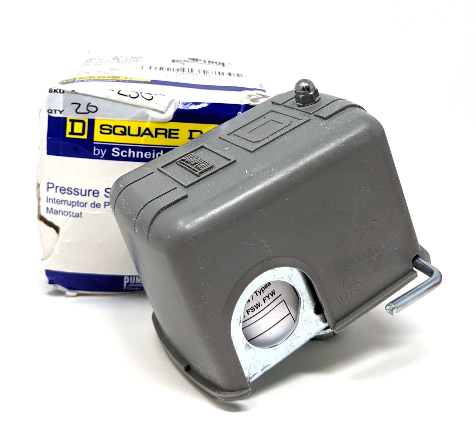 SQUARE D 3050 M4 Low Pressure CutOff Switch Water Well Pump Tank