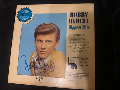 Bobby Rydell SIGNED AUTOGRAPHED Biggest Hits Volume 2 Vinyl Record LP ...