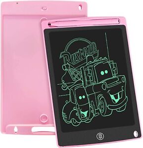 Aufee LCD Tablet Electronic Notepad Message Tablet Writing Board Pink Memos for Painting for Children Decor 