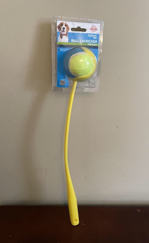 Tennis Ball Thrower Launcher Dog Toy Chucker Fetch Stick Blue