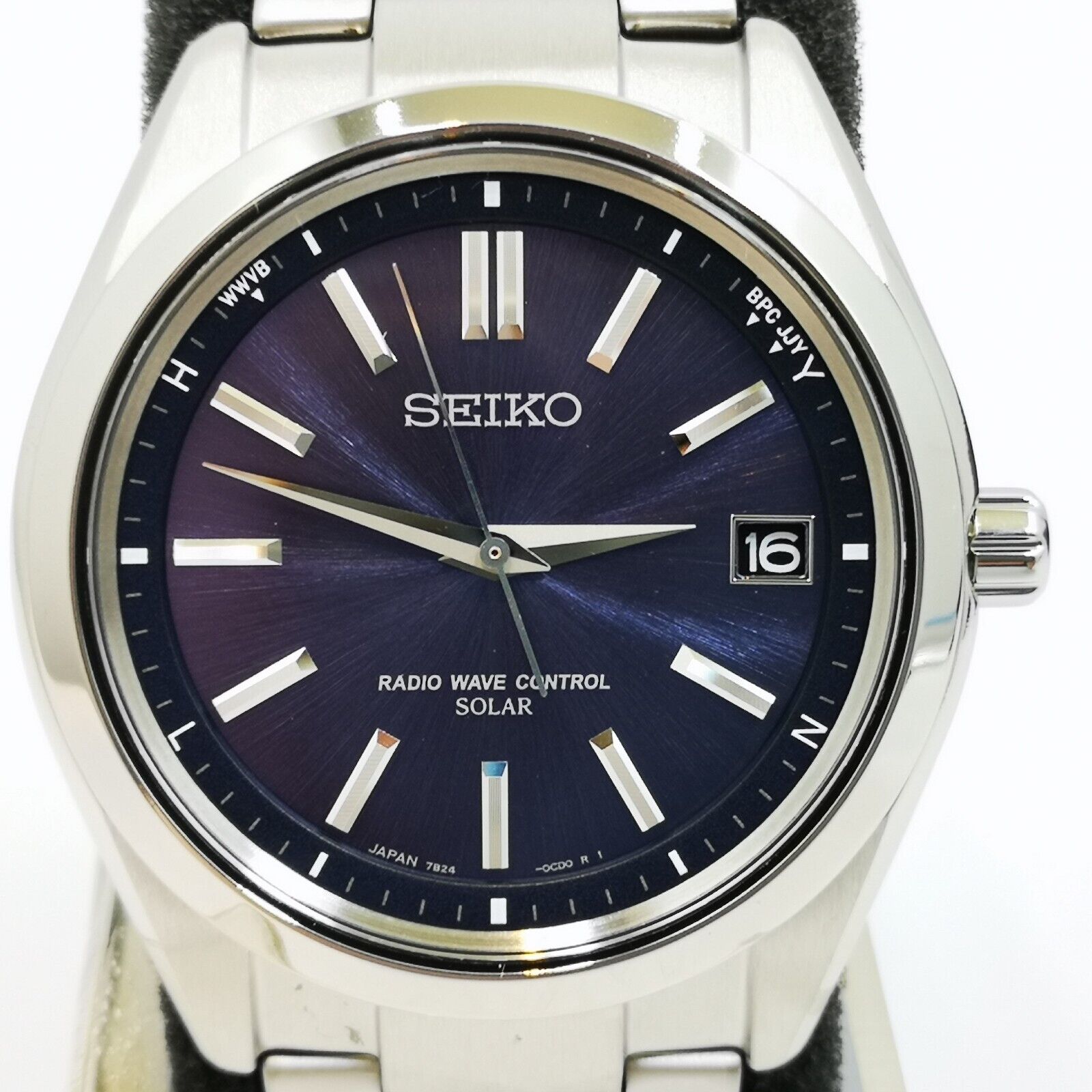 SEIKO BRIGHTZ SAGZ081 Blue Radio Solar Titanium Men's Watch New in Box |  eBay