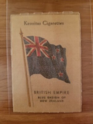 kensitas cigarettes silk flags value KENSITAS CIGARETTES SILK FLAG 2 1/8
