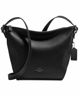 coach crossbody dufflette black