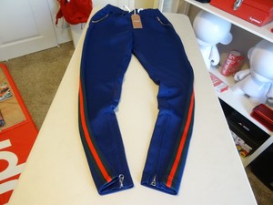 crysp denim track pants