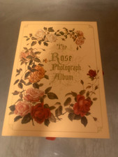 Vintage 1996 The Rose Photograph Album Victorian Style Bow Tie Closure