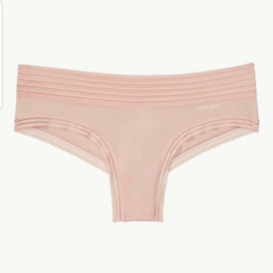 CALVIN KLEIN Mujer BIKINI PANTY Modal Elastizado DE COLECCIÓN ROSA Talla XL NUEVO WT Foto 3 de 4