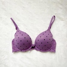 Victoria s Secret PINK Purple Polka Dot Bra
